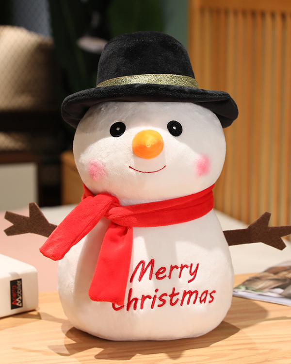Merry Christmas Snowman Soft Toy