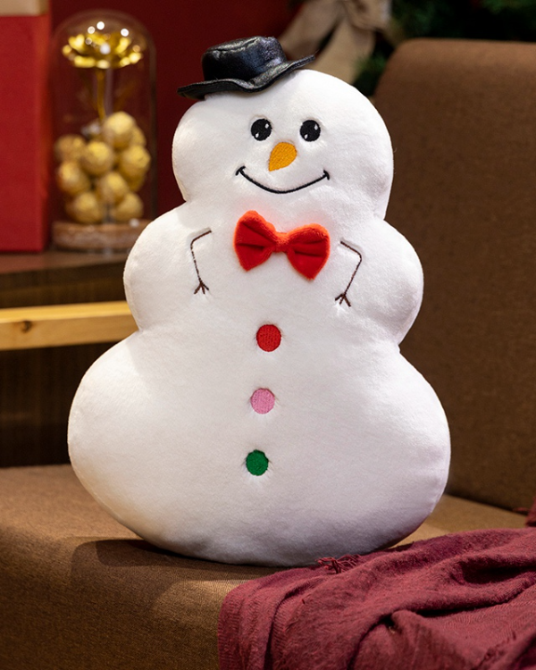 Snowman Plush Pillow