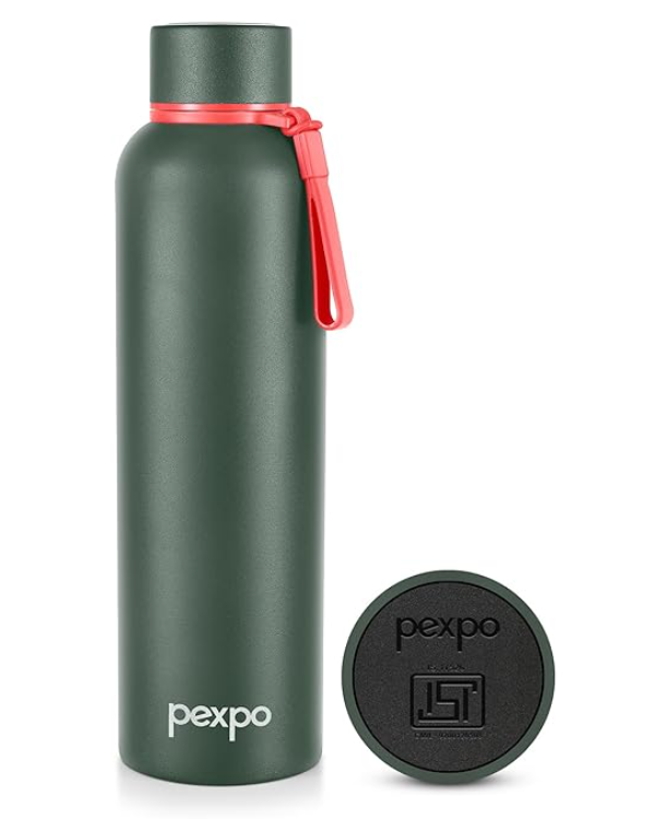 Pexpo Bravo 1000 ISI Certified Stainless Steel Water Bottle - 980ml