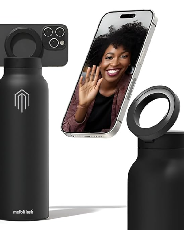 Melbify | Magnetic Thermos Water Bottle with Tripod | 750 ML